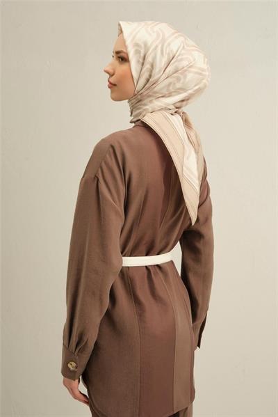 Armine - İlkbahar Yaz Twill İpek Eşarp 9343D