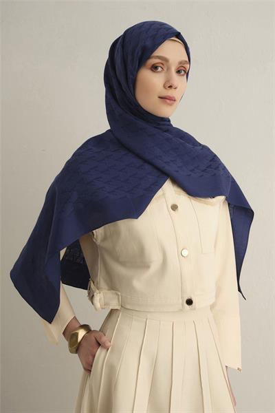 Armine - Pamora AA Monogram Şal 3 (%61 Floş %39 Pamuk) S00OA0444435