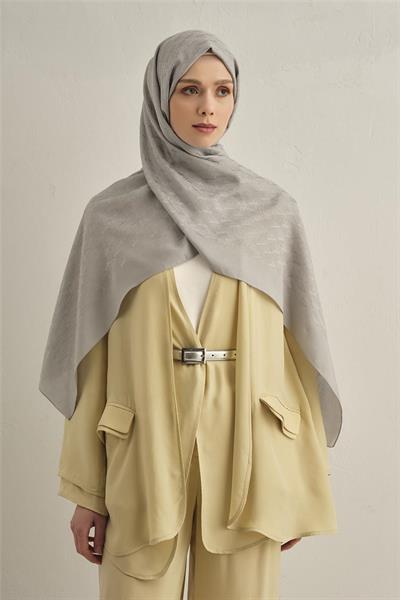 Armine - Pamora AA Monogram Şal 3 (%61 Floş %39 Pamuk) S00OA0444435