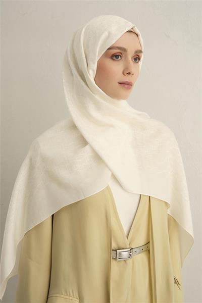 Armine - Pamora AA Monogram Şal 3 (%61 Floş %39 Pamuk) S00OA0444435