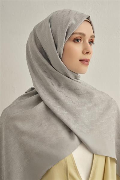 Armine - Pamora AA Monogram Şal 3 (%61 Floş %39 Pamuk) S00OA0444435