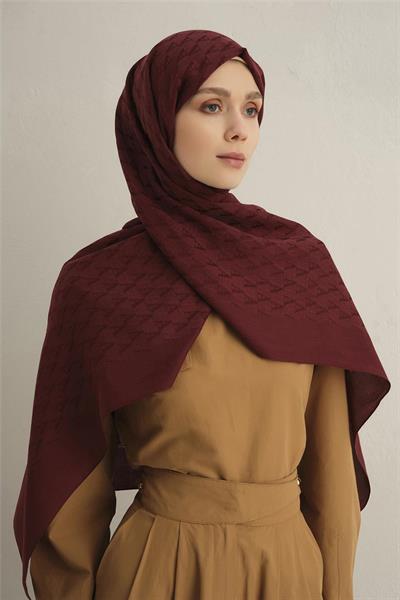 Armine - Pamora AA Monogram Şal 3 (%61 Floş %39 Pamuk) S00OA0444435