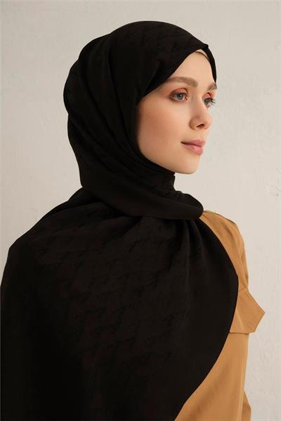 Armine - Pamora AA Monogram Şal 3 (%61 Floş %39 Pamuk) S00OA0444435