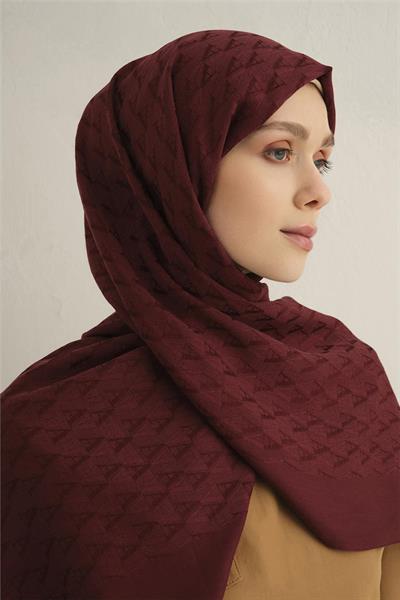 Armine - Pamora AA Monogram Şal 3 (%61 Floş %39 Pamuk) S00OA0444435