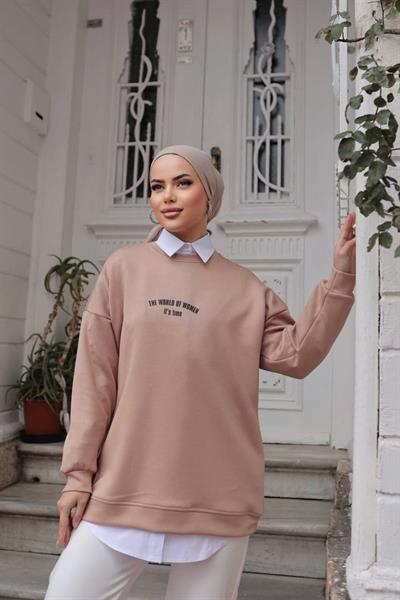 Baskılı Oversize Oysho Tunik 3014