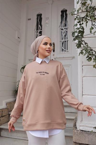 Baskılı Oversize Oysho Tunik 3014