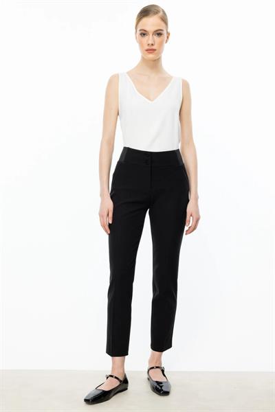 Ekol - Beli Lastikli Çift Düğmeli Pantolon 25Y.EKL.PNT.02086.1