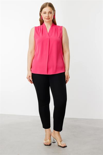 Ekol - Beli Lastikli Dar Paça Pantolon 25Y.EKL.PNT.02088.1