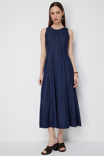 Ekol - Midi Boy Kot Elbise