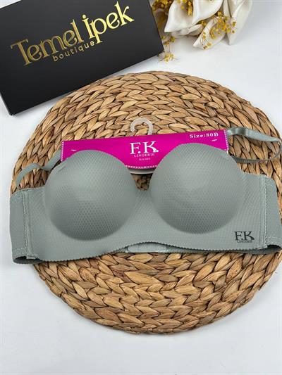 F.K. - Lazer Kesim El Dolgulu Balensiz B Cup Sütyen 641