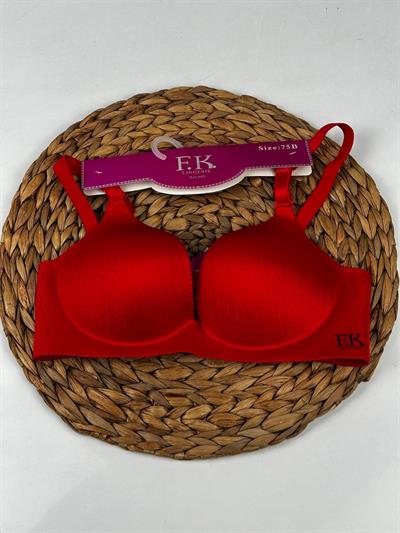 F.K. - Lazer Kesim Dolgulu Balensiz B Cup Sütyen 663