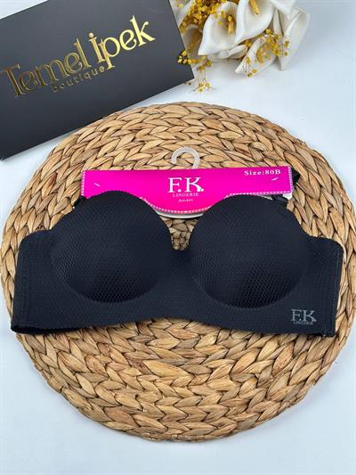 F.K. - Lazer Kesim El Dolgulu Balensiz B Cup Sütyen 641