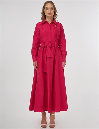 Kayra - Aplikeli Tafta Elbise KA-B25-23031