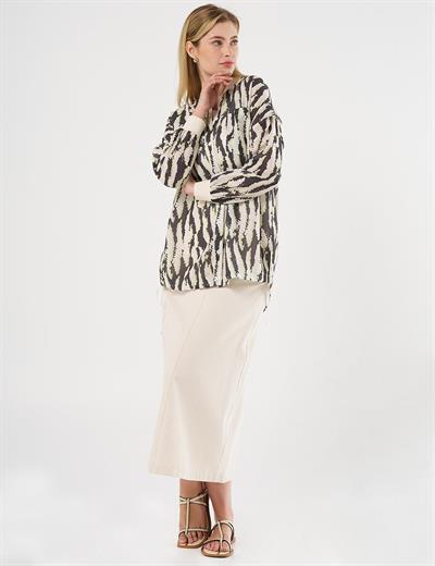 Kayra - Baskılı Kolej Yaka Tunik KY-B25-81035