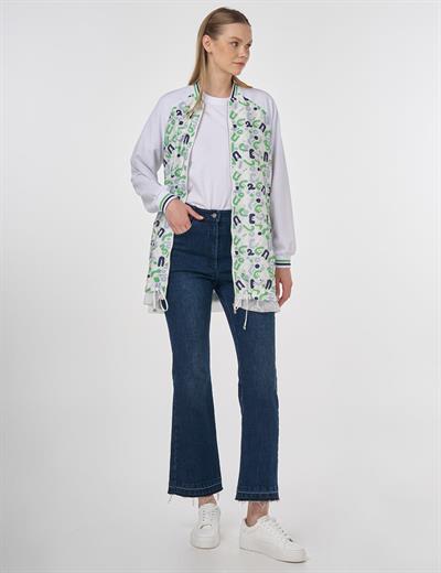 Kayra - File Garnili Baskılı Ceket KY-B25-73041