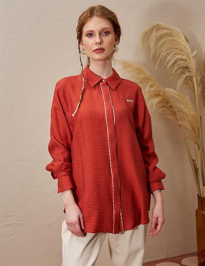 Kayra - Patı Gizli Dokulu Tunik KY-B25-81047