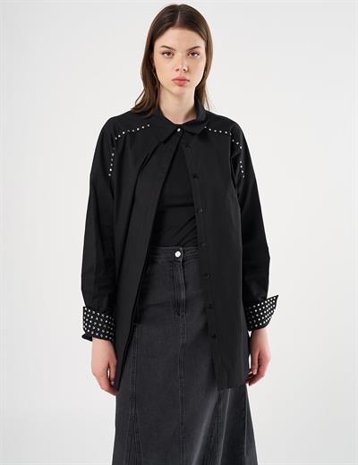 Kayra - Trok Baskılı Pamuklu Tunik KA-B25-21014