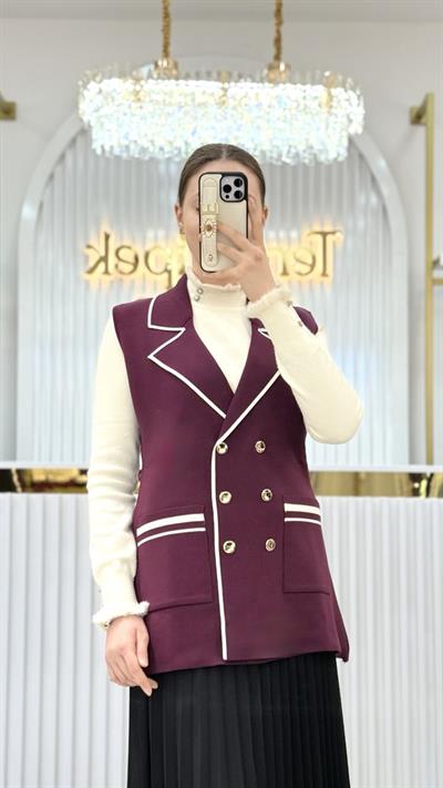 Kurvaze Blazer Yelek 140409
