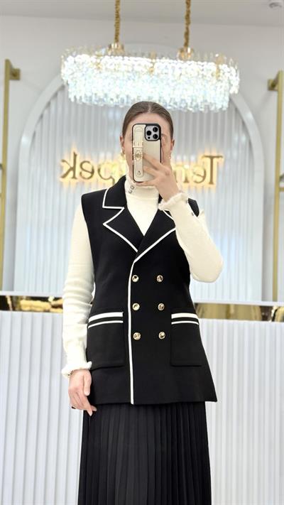 Kurvaze Blazer Yelek 140409
