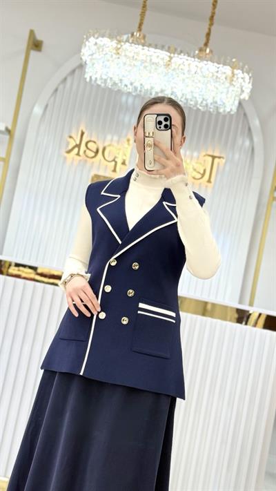Kurvaze Blazer Yelek 140409