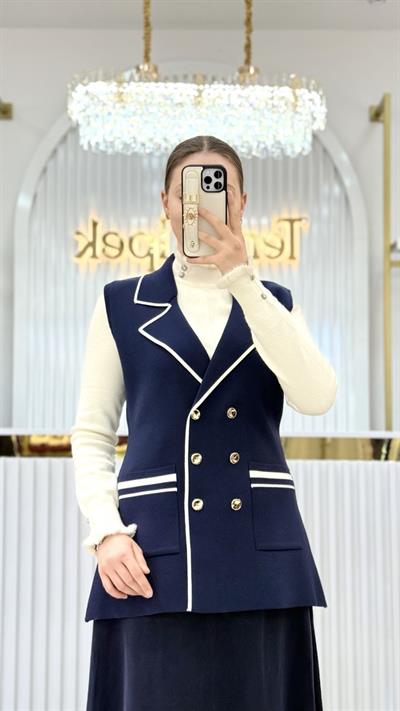 Kurvaze Blazer Yelek 140409