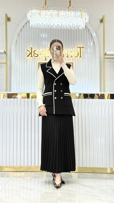 Kurvaze Blazer Yelek 140409