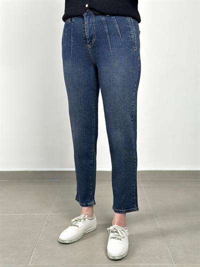 La Carte Jeans - Fileto Detaylı Cepsiz Mom Jean 0829