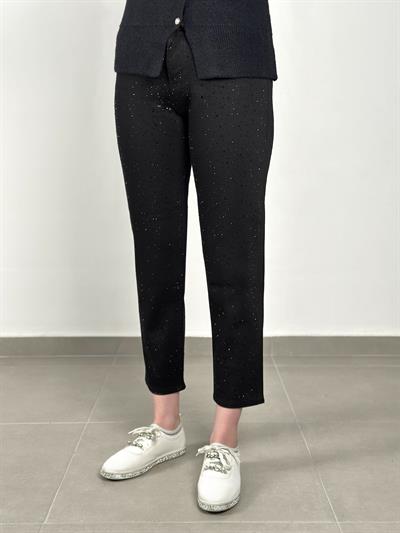 La Carte Jeans - Serpme Damla Taş Detaylı Mom Jean 0291TAS