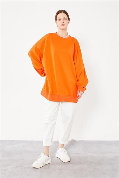 Levidor - Bisiklet Yaka Oversize Sweat 270028