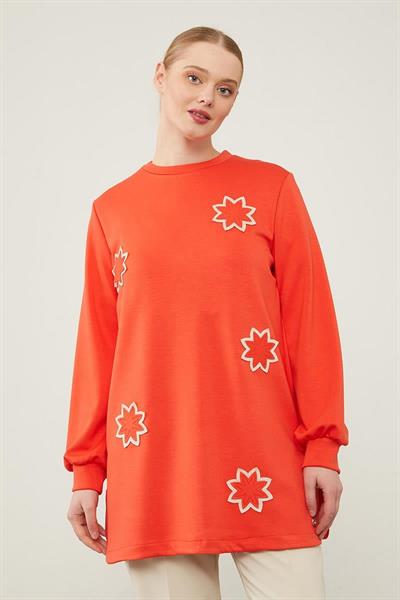 Levidor - Çiçek Nakışlı Sweat 270088