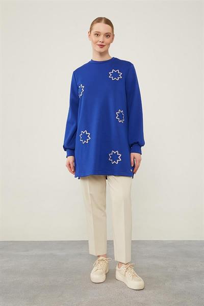 Levidor - Çiçek Nakışlı Sweat 270088