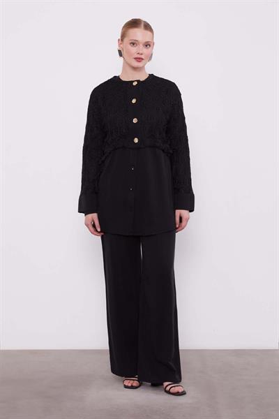 Levidor - Dantel Garnili Üçlü Takım 100775