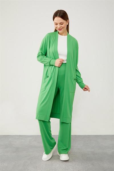 Levidor - Düğme Detaylı Pantolonlu İkili Takım 100211