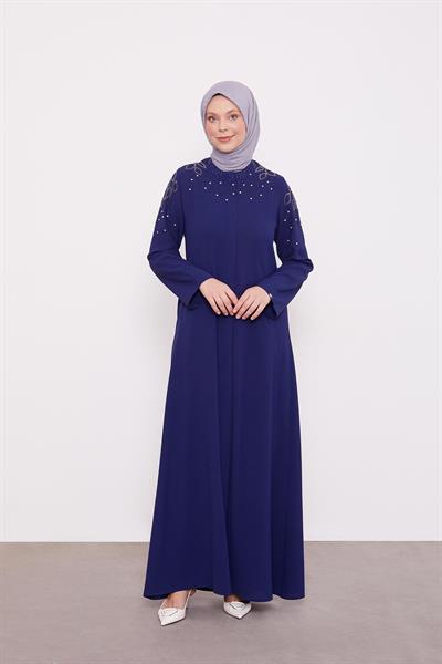 Levidor - Gizli Patlı Fermuarlı Fleto Cepli Ferace 520056
