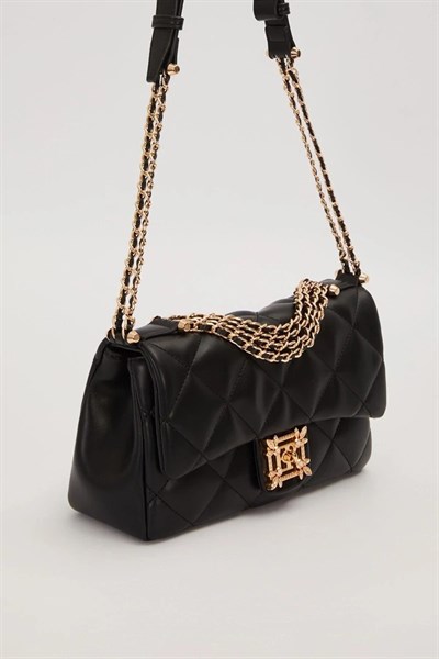 Levidor - Luxury Çift Zincir Detaylı Omuz Çantası