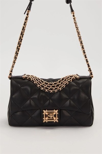 Levidor - Luxury Çift Zincir Detaylı Omuz Çantası