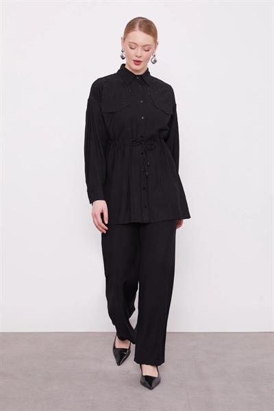 Levidor - Omuz Taş Detaylı İkili Takım 100511