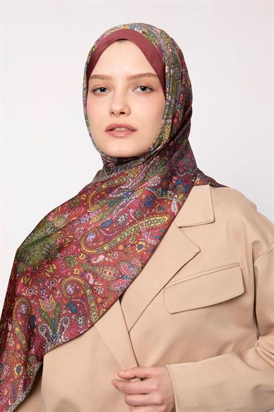 Luven Sara - Hint İpeği Şal 11909