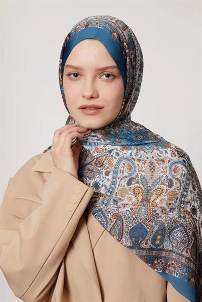 Luven Sara - Hint İpeği Şal 11909