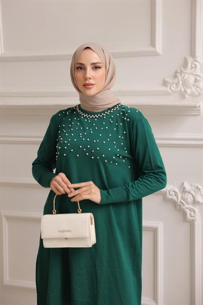 Merserize İncili Taşlı Tunik 140165