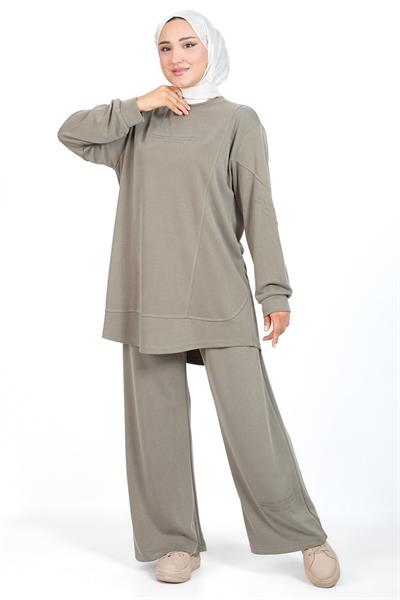 Pike Kumaş Pantolonlu Takım 3272