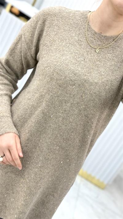 Simli ve Pullu Tunik 7765