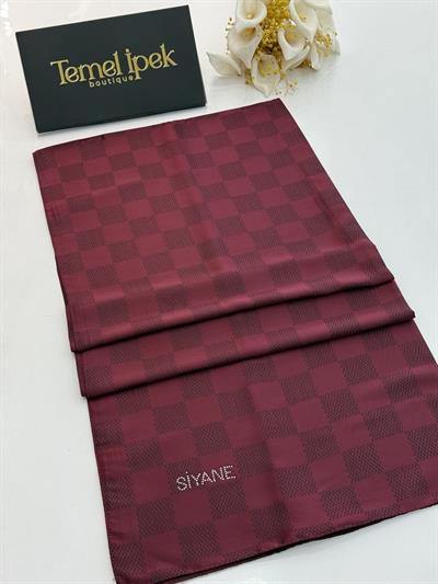 Siyane - Pamuk Jakar Dama Şal 03190