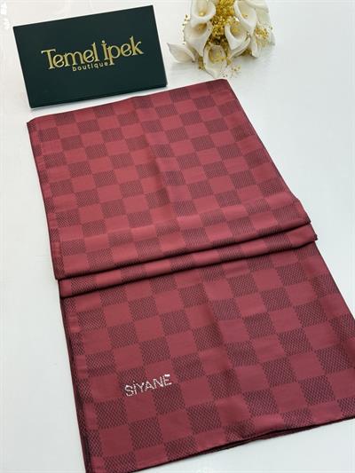 Siyane - Pamuk Jakar Dama Şal 03190