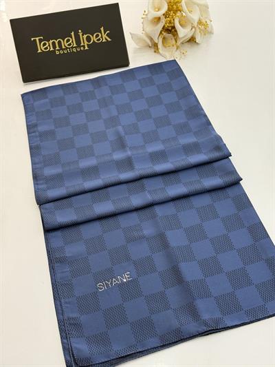 Siyane - Pamuk Jakar Dama Şal 03190