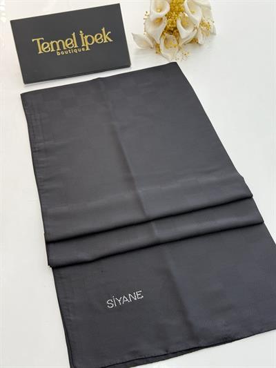 Siyane - Pamuk Jakar Dama Şal 03190