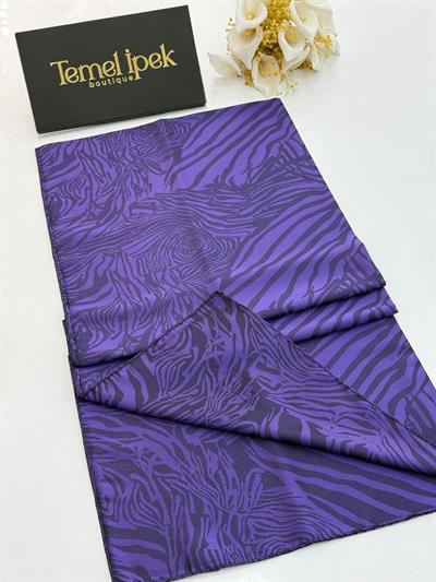 Siyane - Pamuk Jakar Zebra Şal 03189