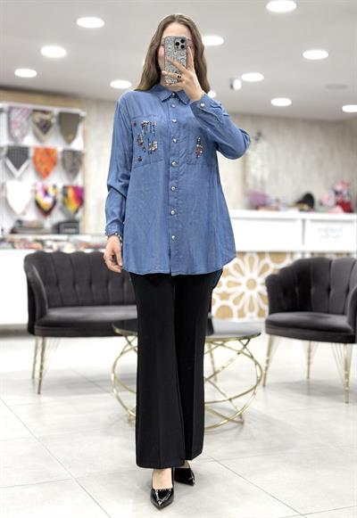 Taşlı Tensel Tunik 7118