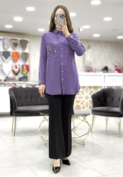 Taşlı Tensel Tunik 7118