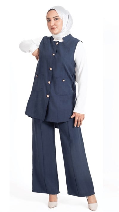 Tesla Pantolonlu Üçlü Takım